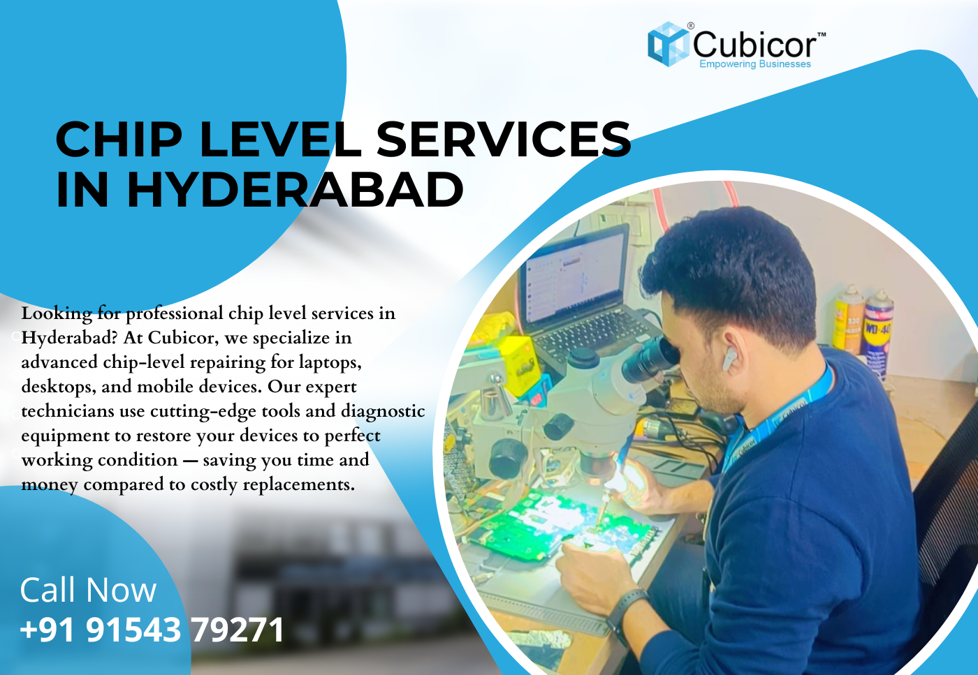 Best Chip Level Services in Hyderabad | Expert Laptop & Mobile Repair – Cubicor
