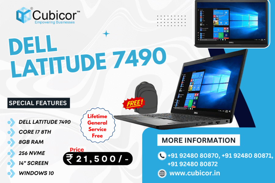 Dell Latitude 7490 i7 8th Gen Price in Hyderabad – Full Review, Features & Best Deal (2025-2026)