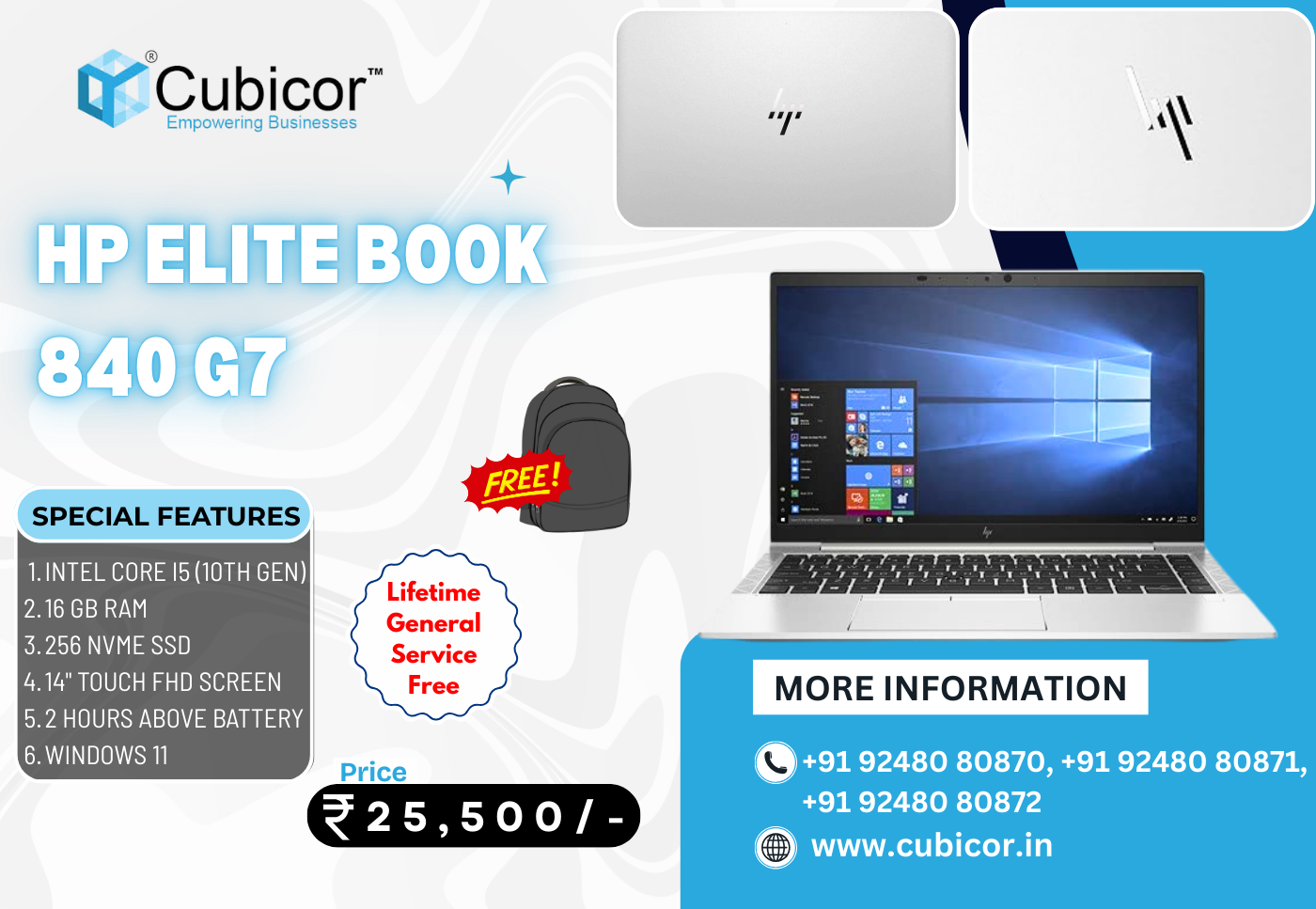 HP EliteBook 840 G7 in Hyderabad – Best Price, Full Specifications & Offers (2025–2026 Guide)