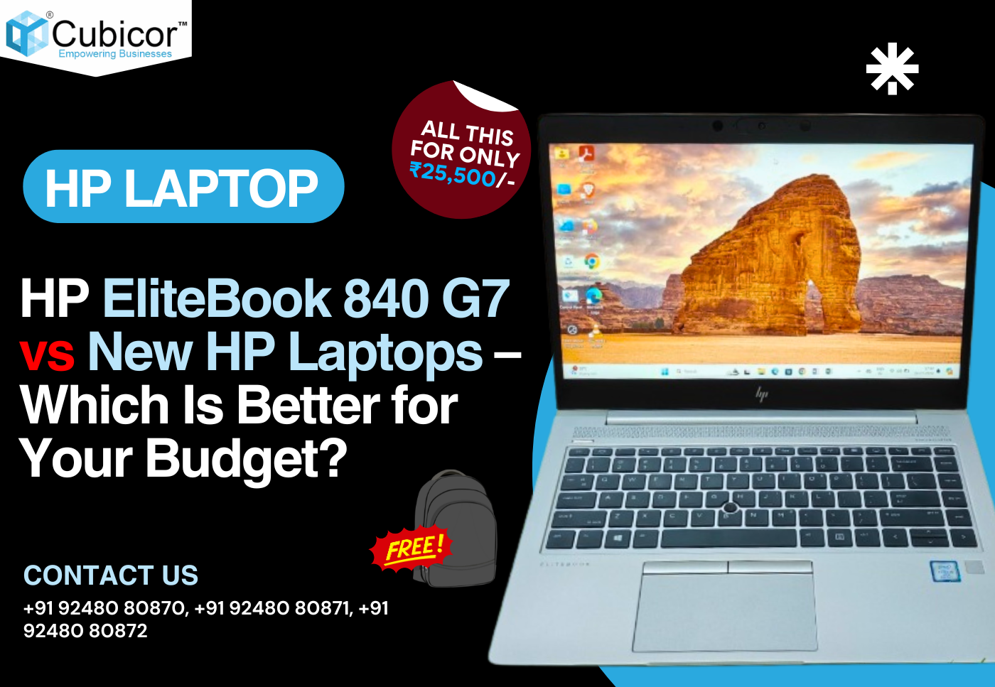 HP EliteBook 840 G7 vs New HP Laptops – Which Is Better for Your Budget? (2025–2026 Comparison Guide)