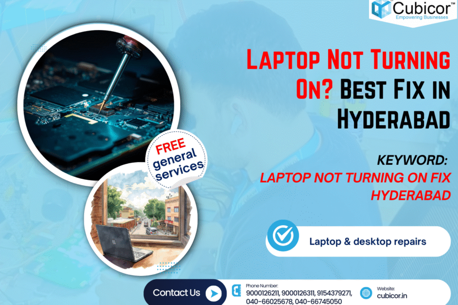 Laptop Not Turning On? Best Fix in Hyderabad (2026 Complete Guide)