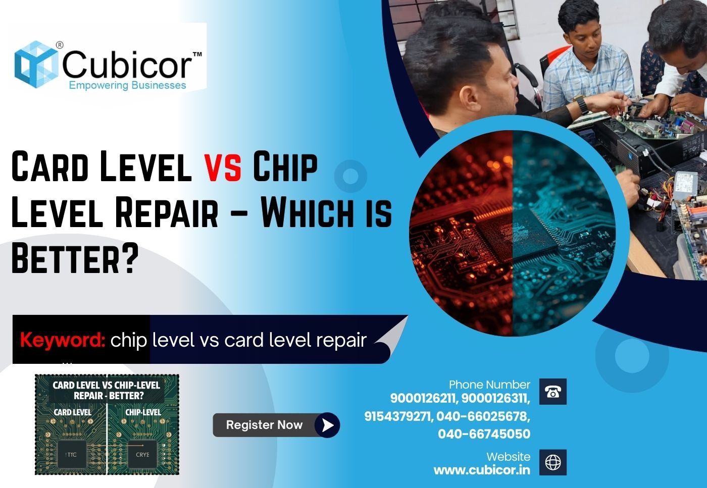 Card Level vs Chip Level Repair – Which is Better?