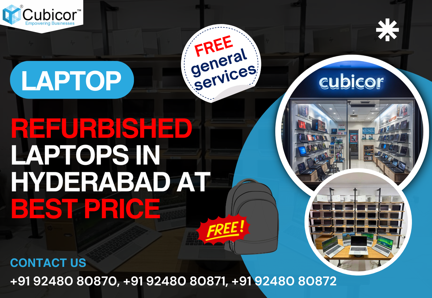 Refurbished Laptops in Hyderabad at Best Price – Trusted Deals by Cubicor