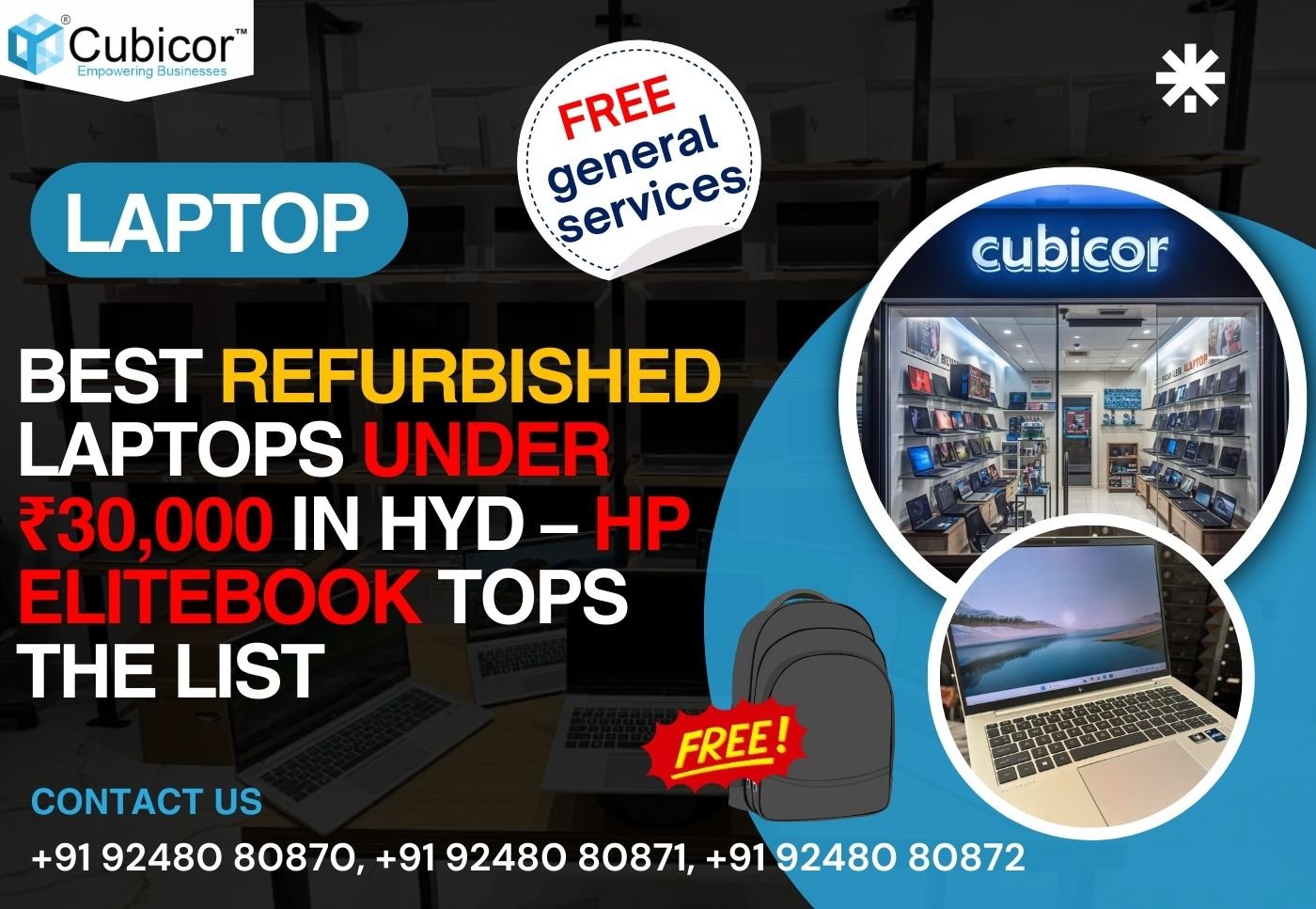 Best Refurbished Laptops Under ₹30,000 in Hyderabad – HP EliteBook Tops the List